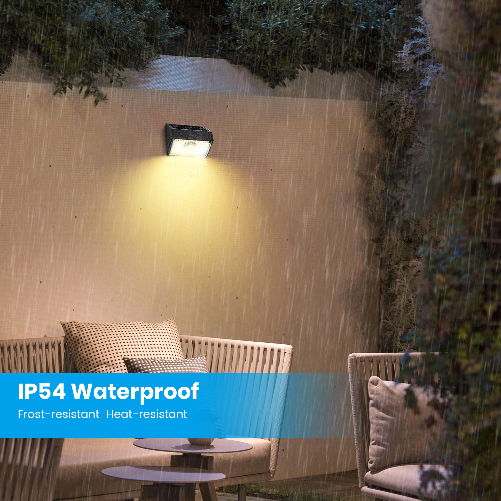 Solar Wall Light with Motion Sensor 1000Lm 4000K/3000K