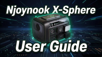 Njoynook Portable Power Station 800W Output 512WH