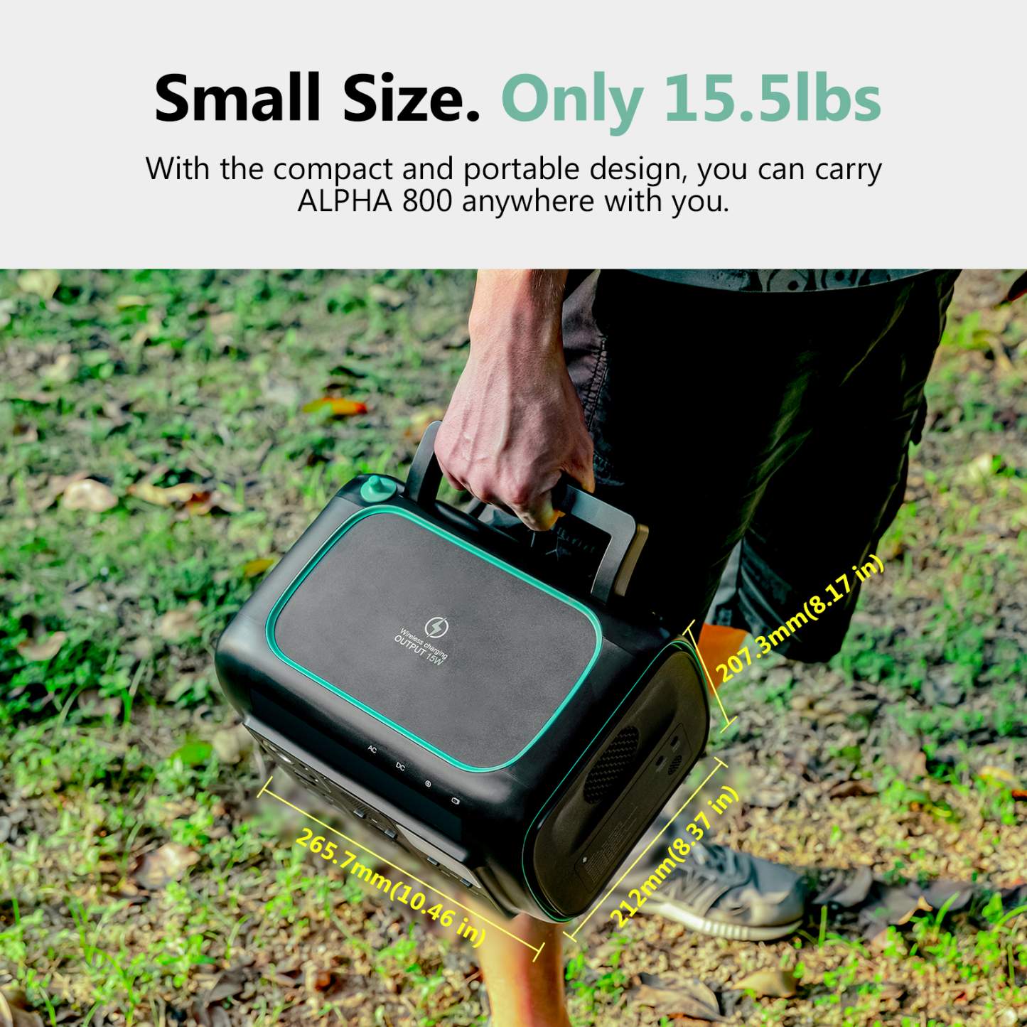 Njoynook Portable Power Station 800W Output 512WH