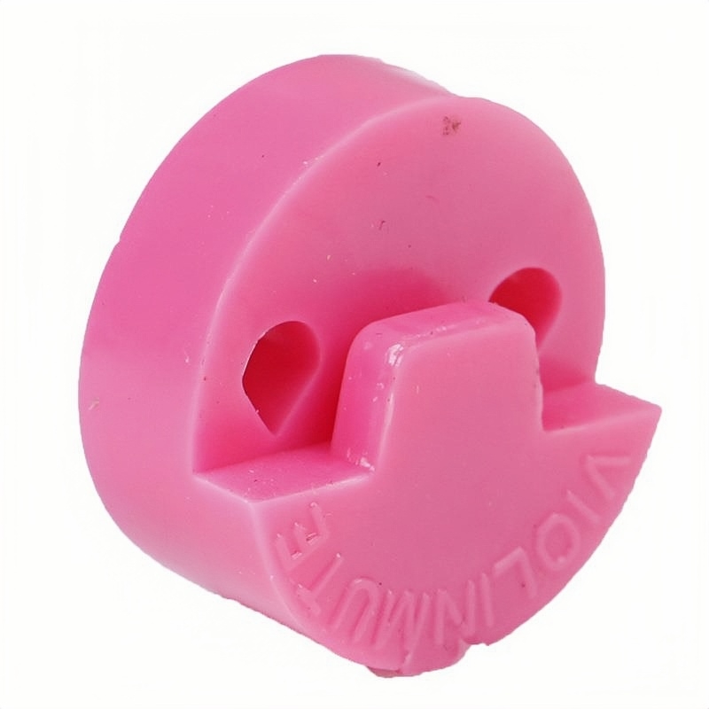 Round rubber mute-pink