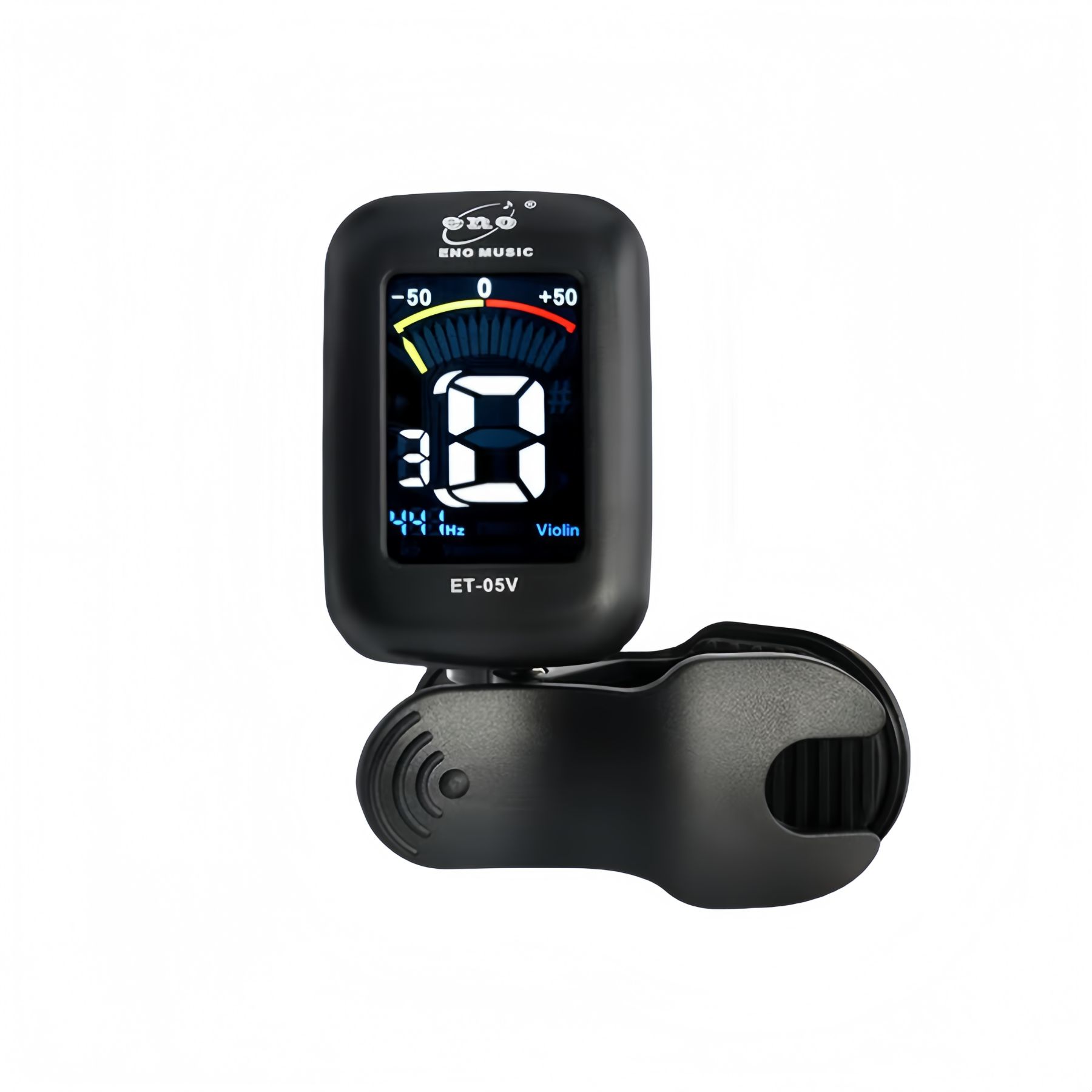 professional violin tuner， Clear color screen with adjustability。