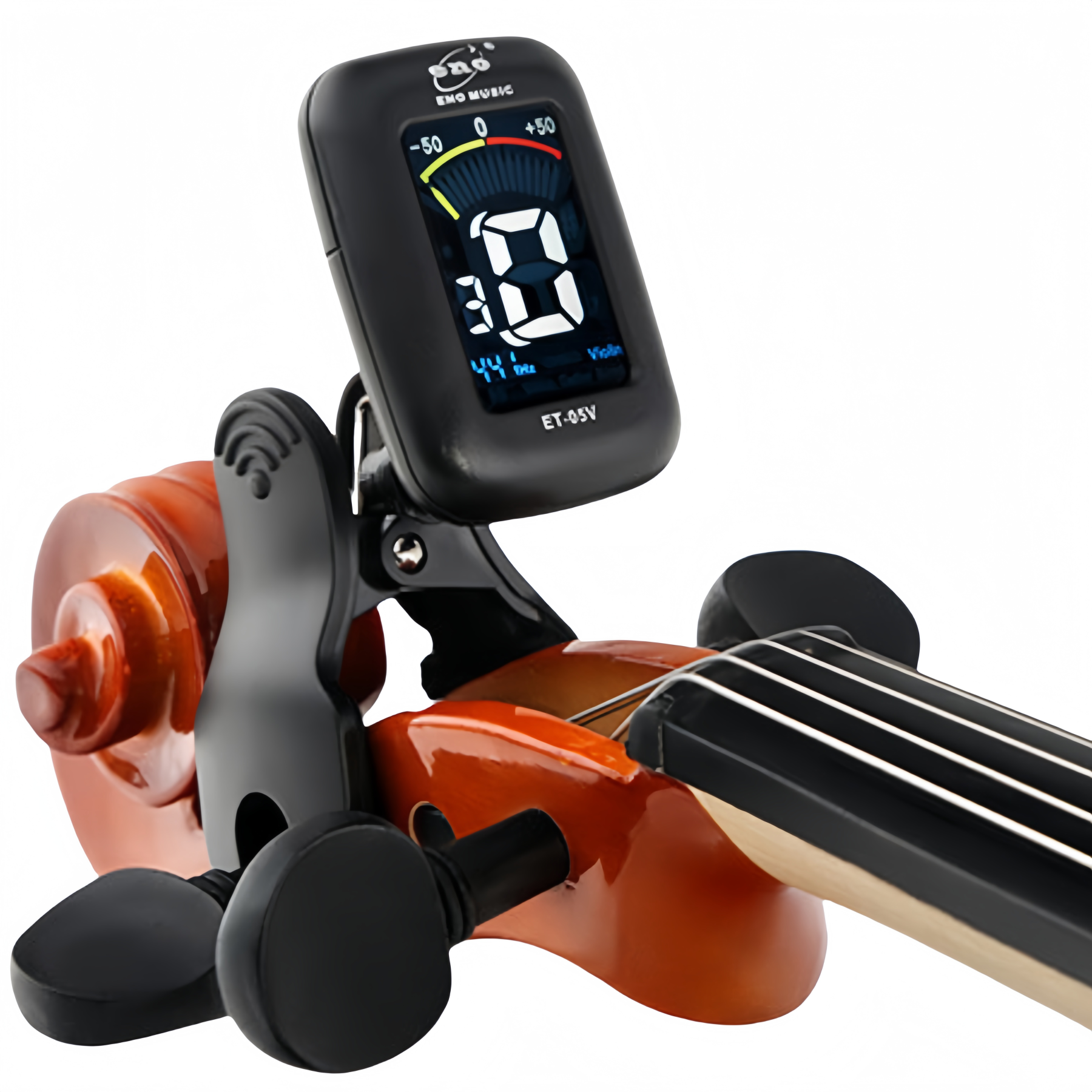 The effect of installing the tuner on the violin