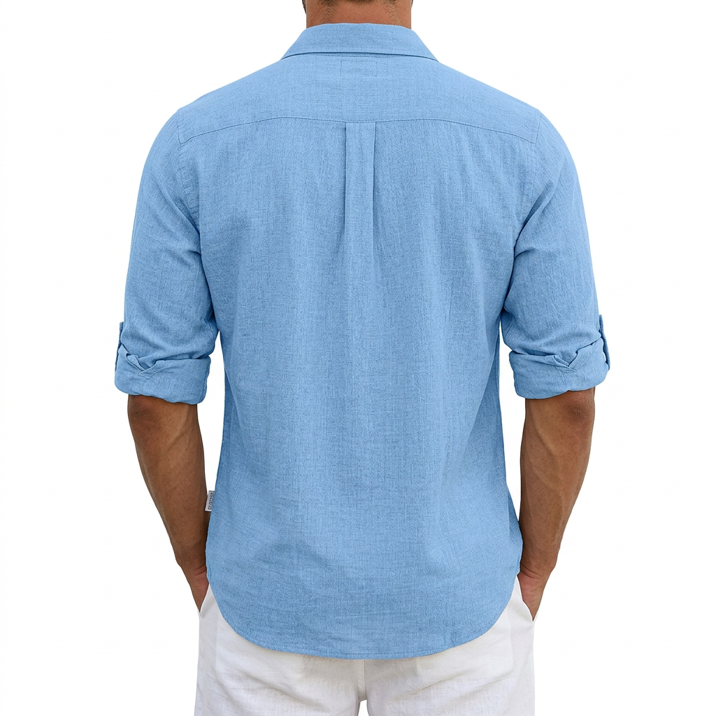 🔥 Summer Sale Up To 50% OFF –  Lightweight Cotton Linen Shirt Designed For Everyday Wear