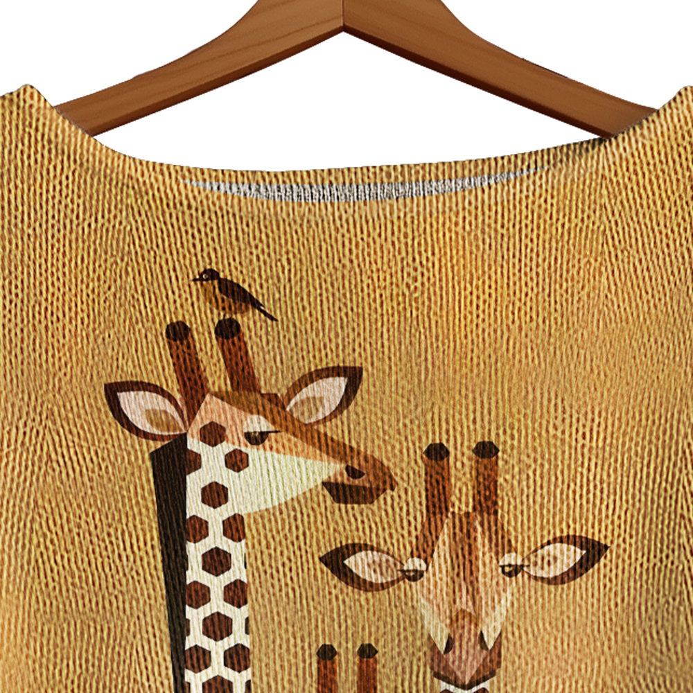 【Next day shipment】Retro Boho Knit Pullover – Artistic Design with Comfortable Fit Sweater