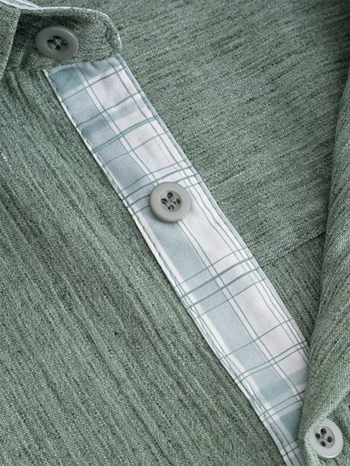 Men's Linen Colorblock Breathable Short Sleeve Beach Shirt