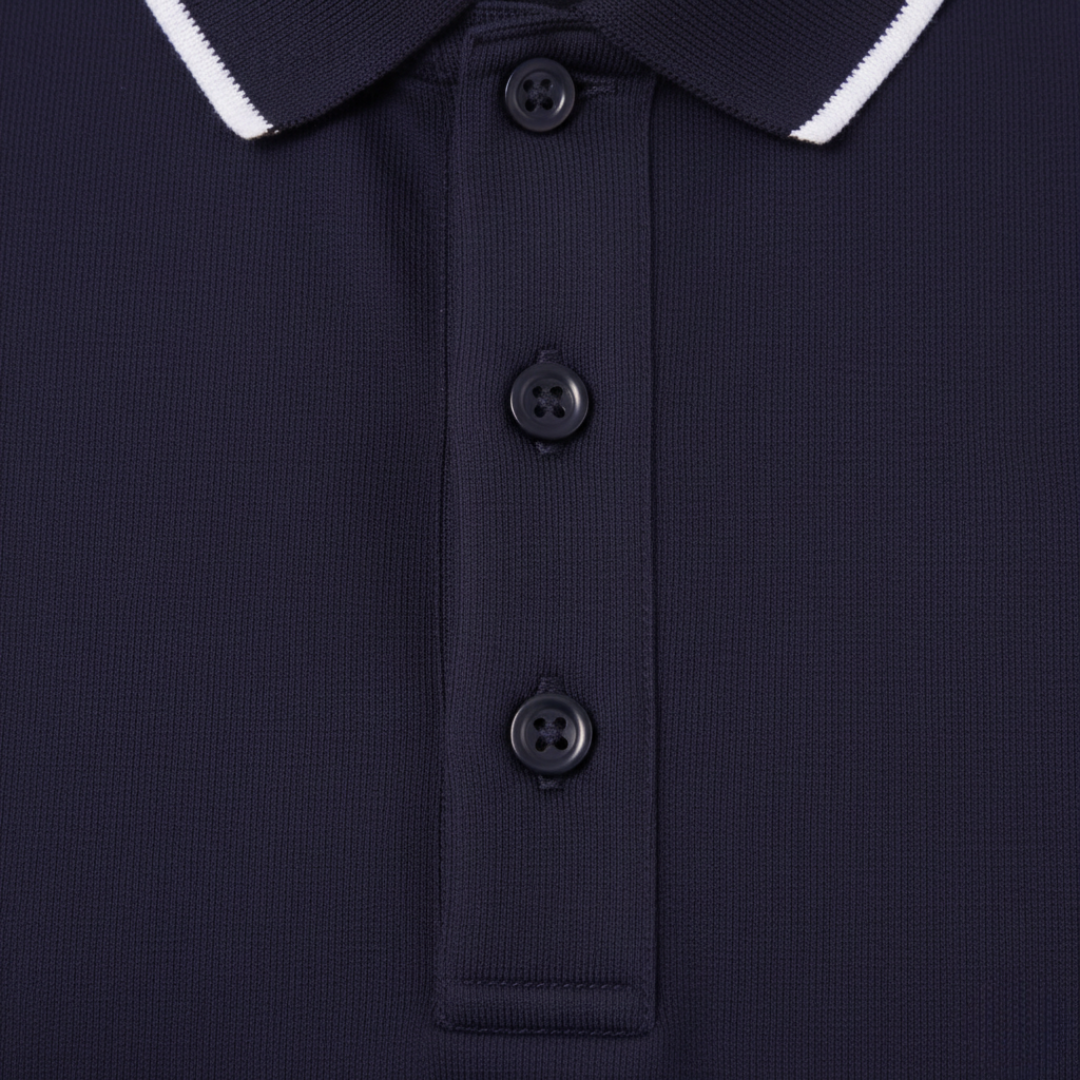 Herren Kurzarm-Poloshirt mit Farbverlauf