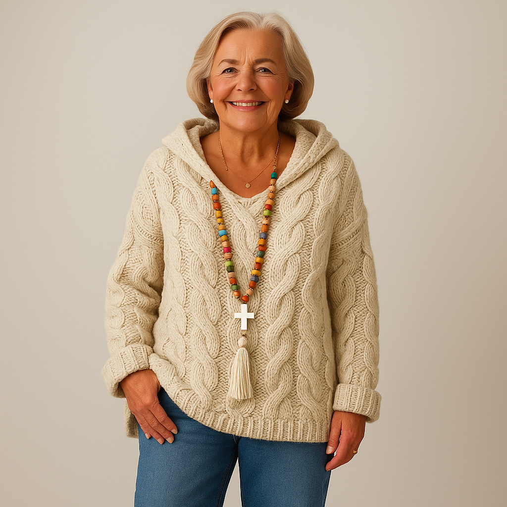Melia & Co – Cozy and Stylish Knit Hoodie