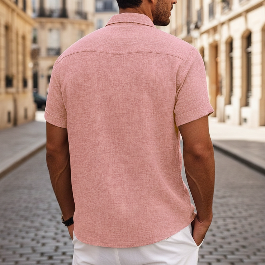 Camisa de verano de manga corta para hombre