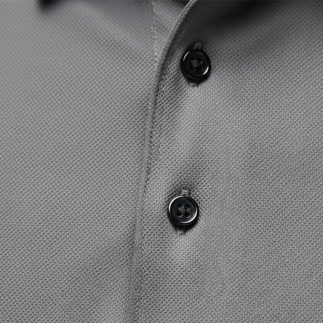 Polo de manga larga de alto rendimiento para hombre