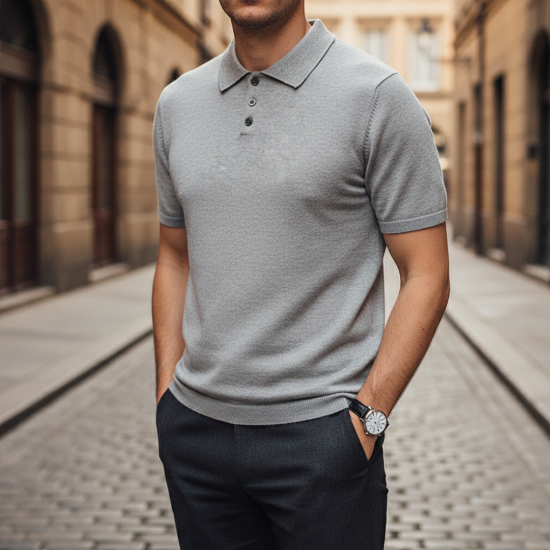 Polo de punto para hombre