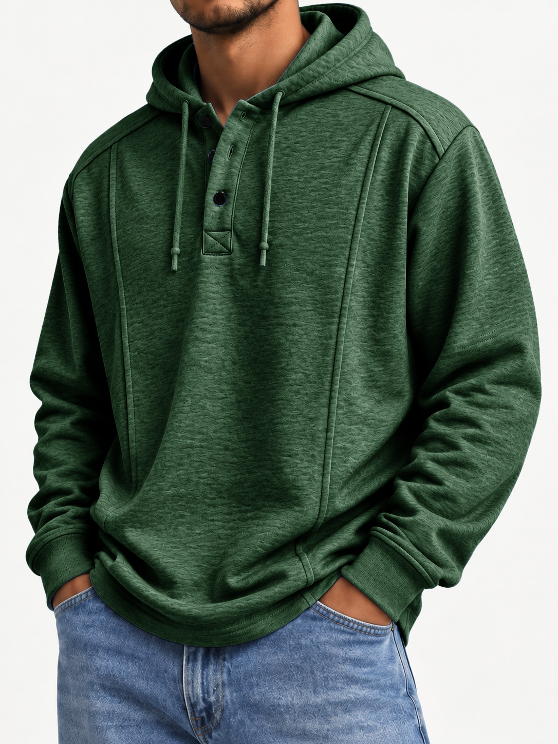 Men's Casual Athletic Long-Sleeve Hoodie