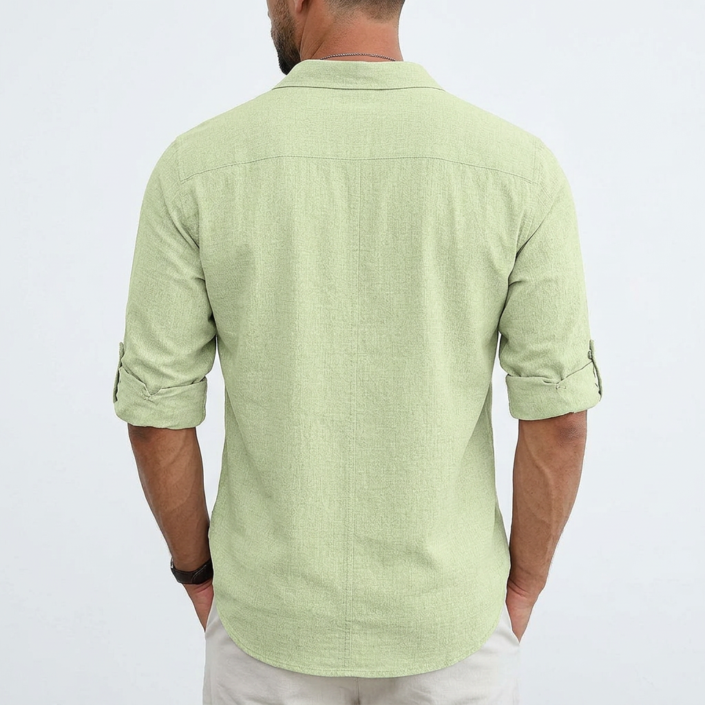 🔥 Summer Sale Up To 50% OFF –  Lightweight Cotton Linen Shirt Designed For Everyday Wear