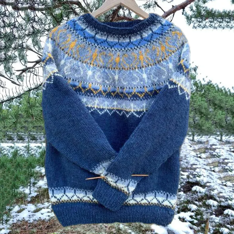 The Sapphire Frost Sweater