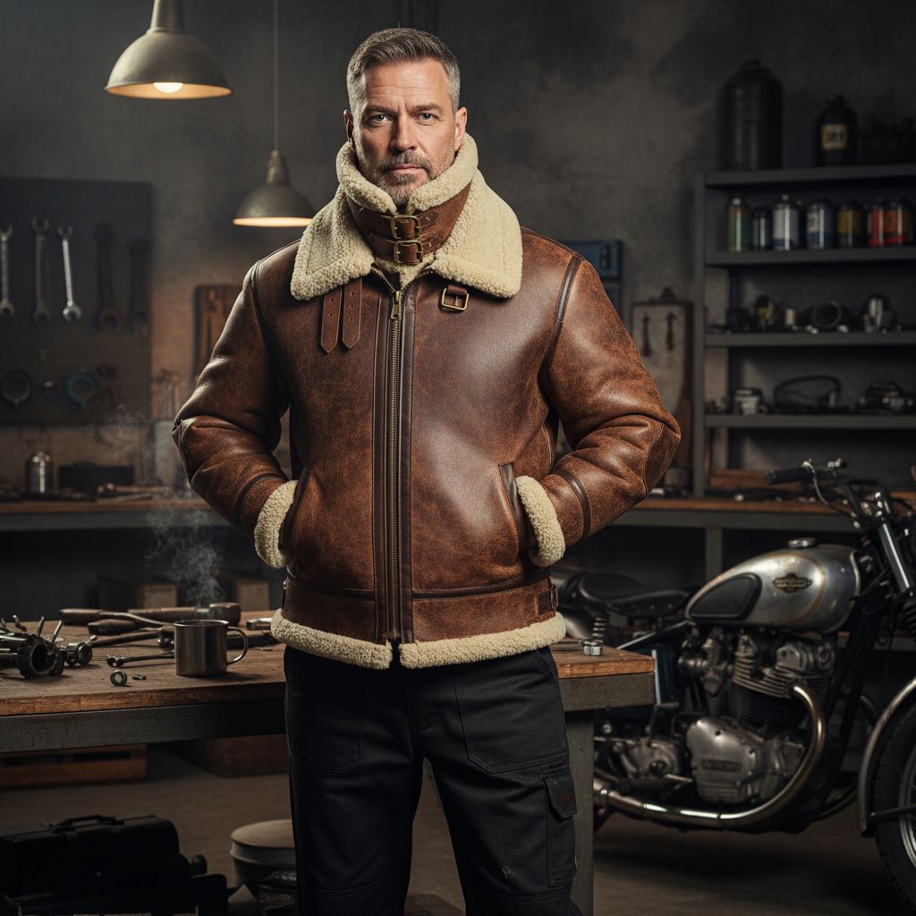 Men's Classic Winter Bomber Jacket