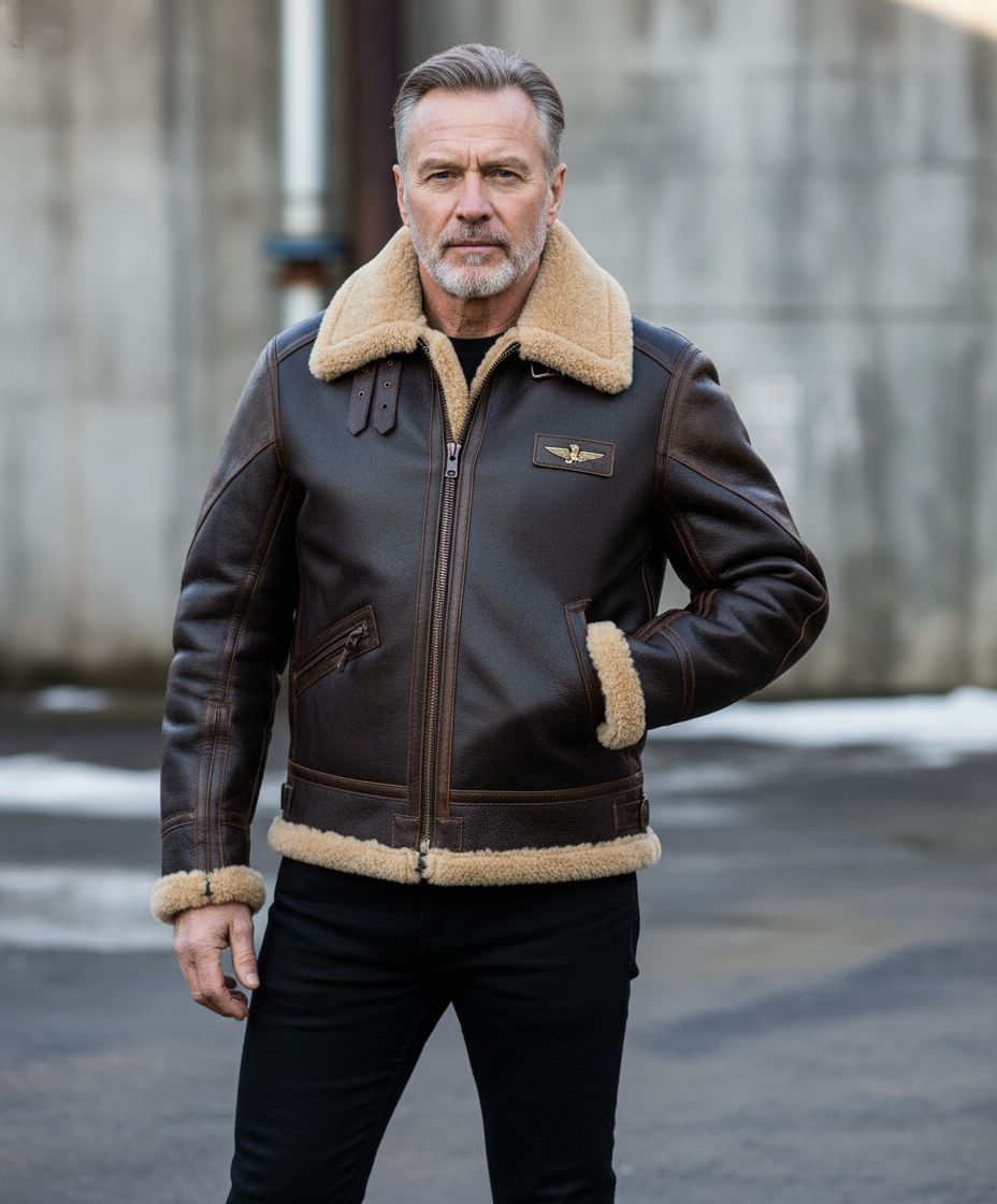 Men's Clean-Cut Winter Jacket