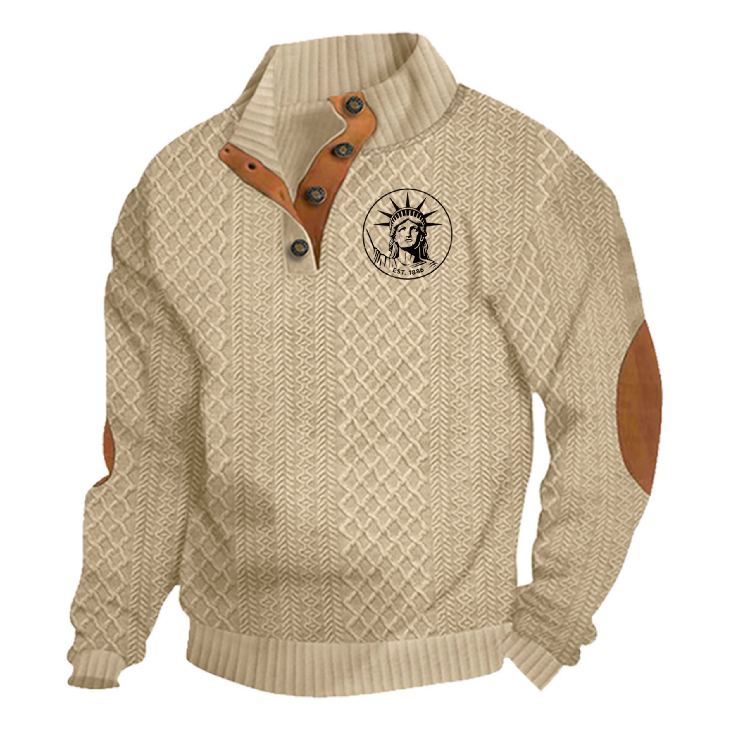 100% Premium Cashmere Men's Sweater— Timeless Style