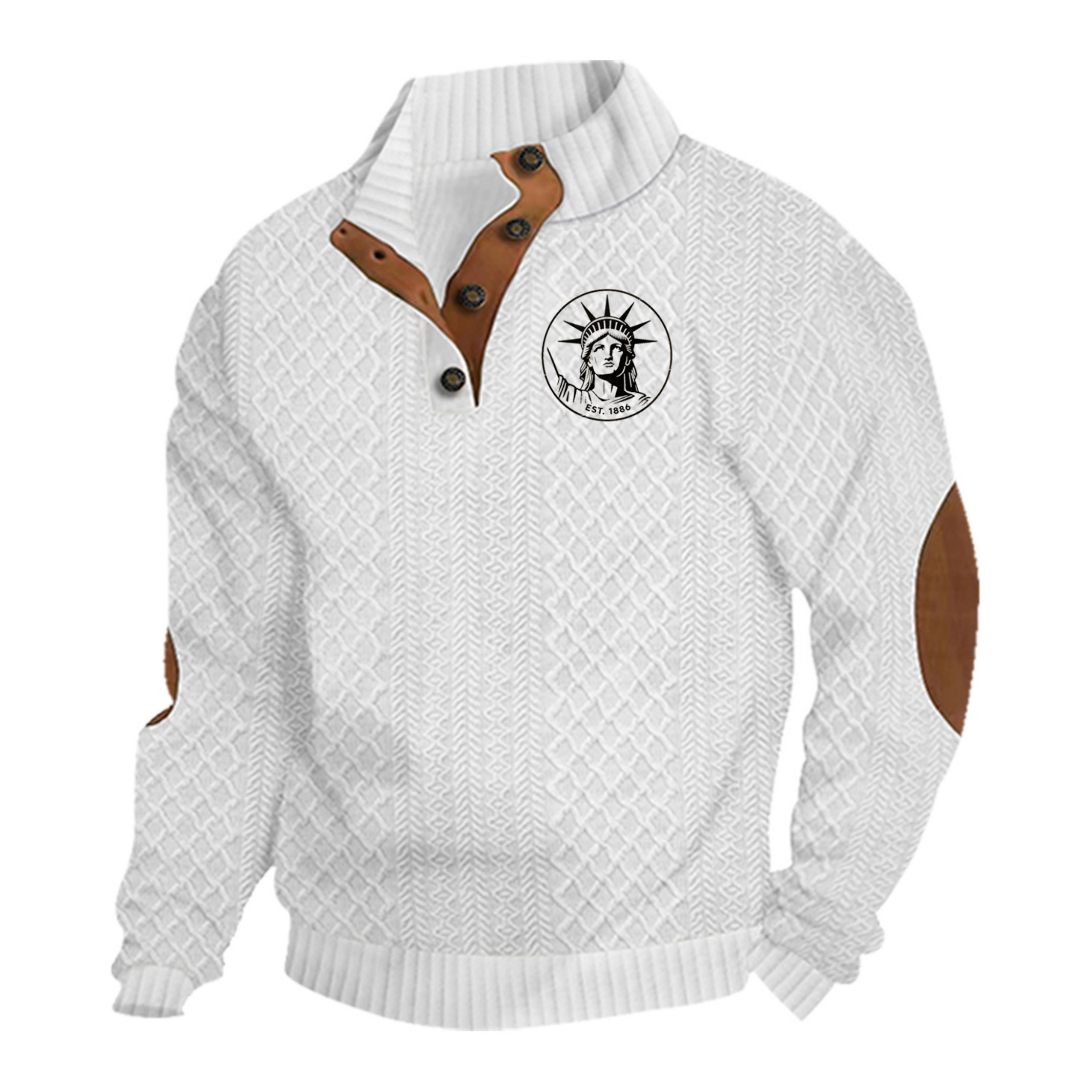 100% Premium Cashmere Men's Sweater— Timeless Style