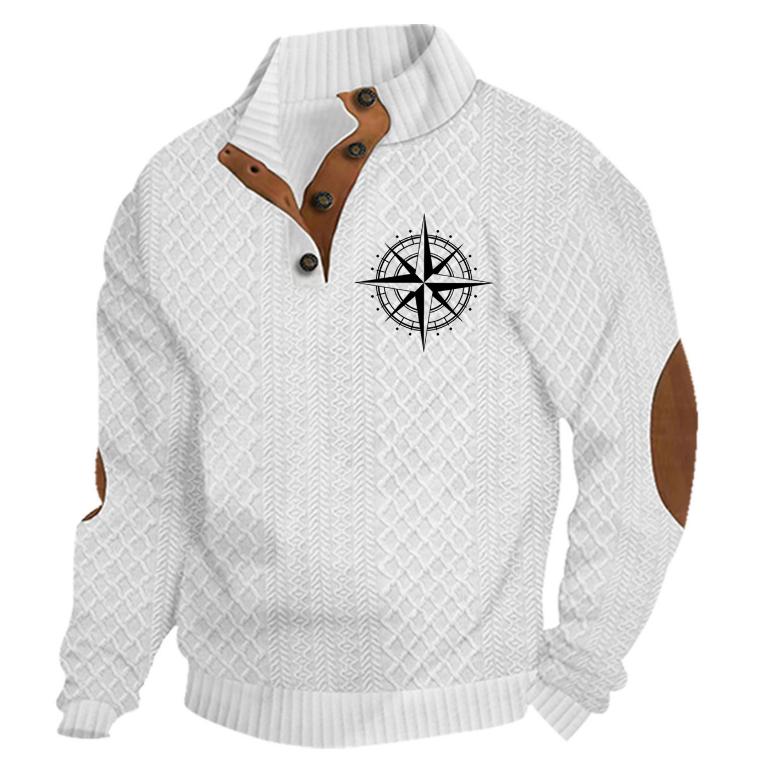 100% Premium Cashmere Men's Sweater— Timeless Style