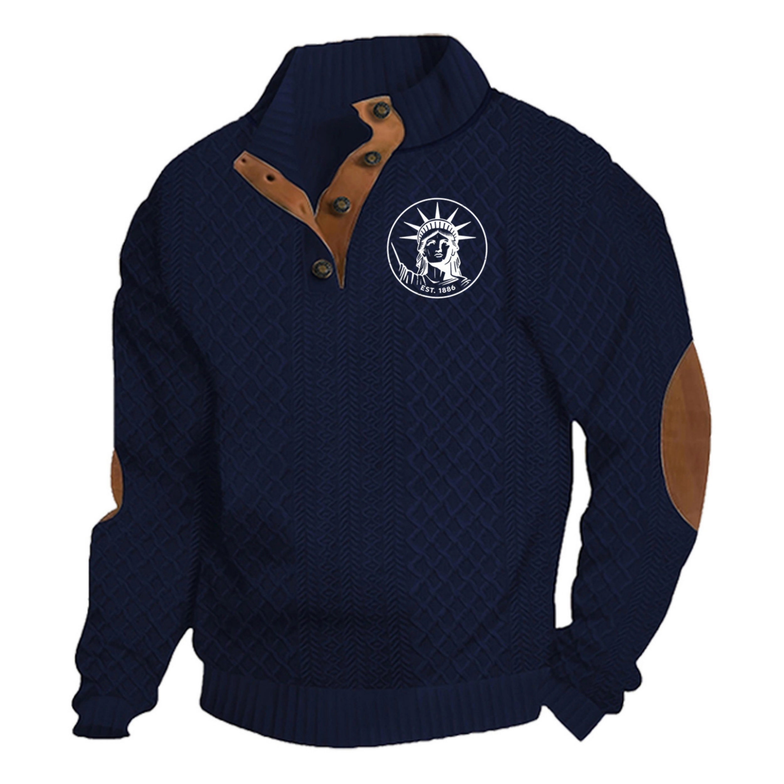 100% Premium Cashmere Men's Sweater— Timeless Style