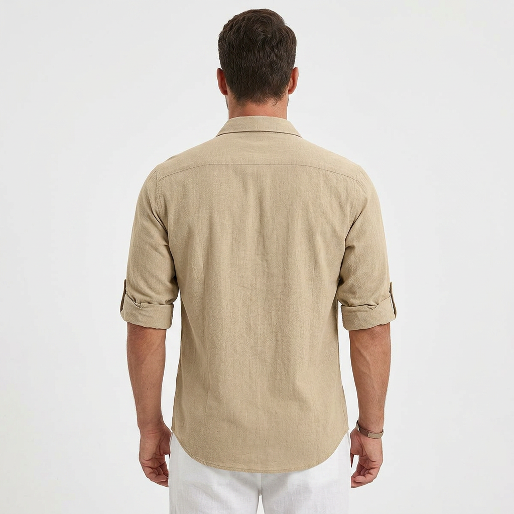🔥 Summer Sale Up To 50% OFF –  Lightweight Cotton Linen Shirt Designed For Everyday Wear