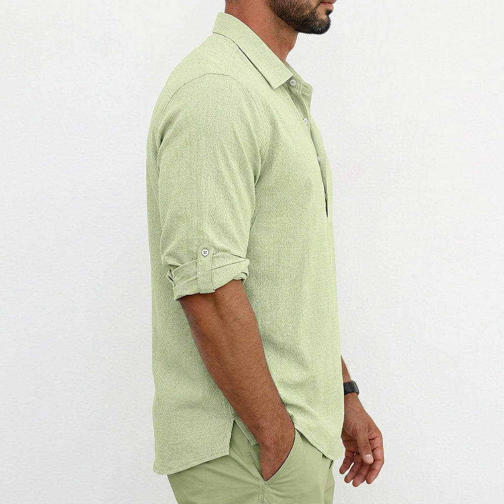 🔥 Summer Sale Up To 50% OFF –  Lightweight Cotton Linen Shirt Designed For Everyday Wear