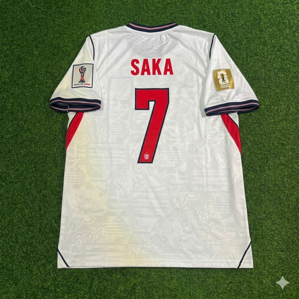Bukayo Saka 2026 England Home Soccer Jersey