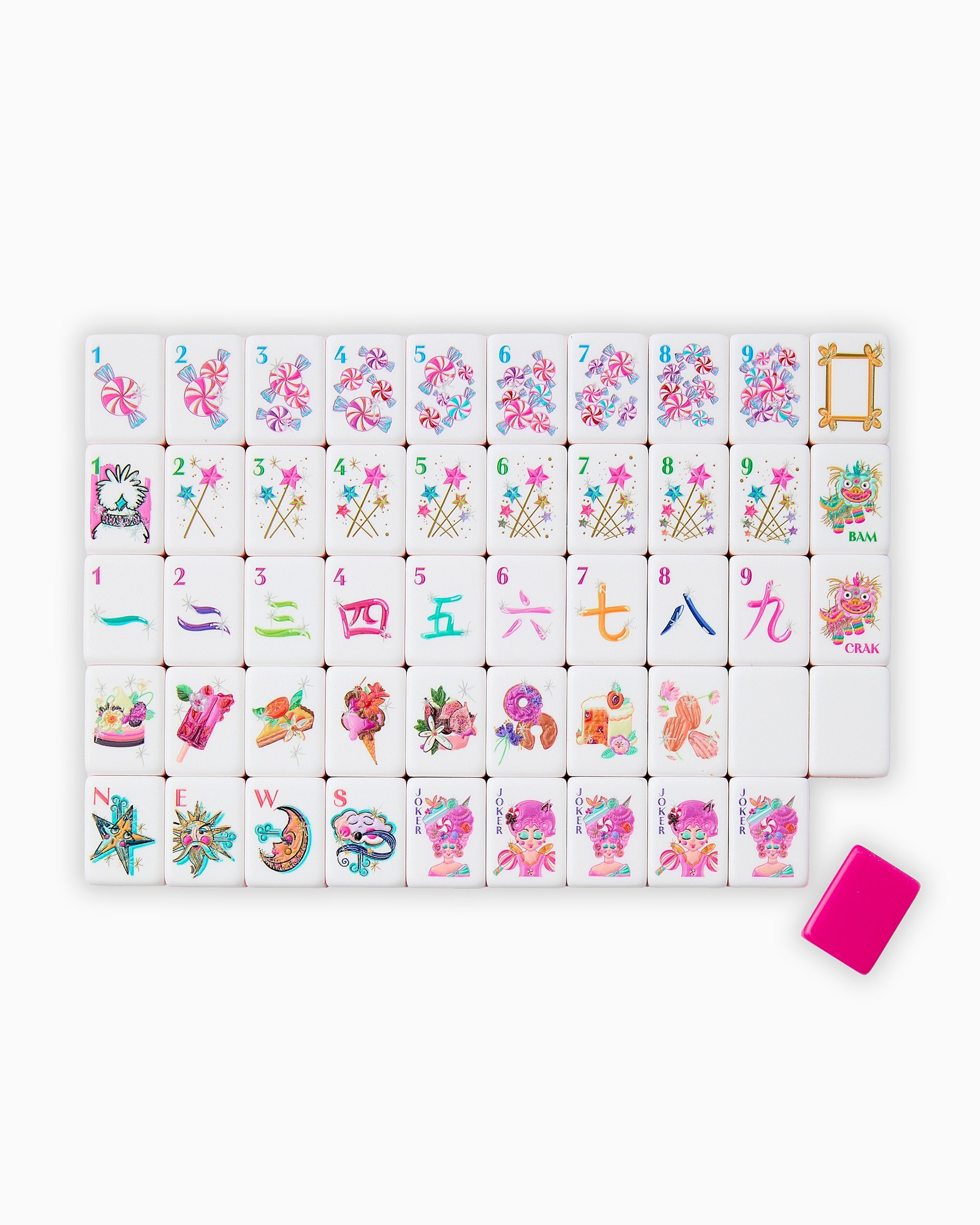 Glitterville Mahjong Tiles