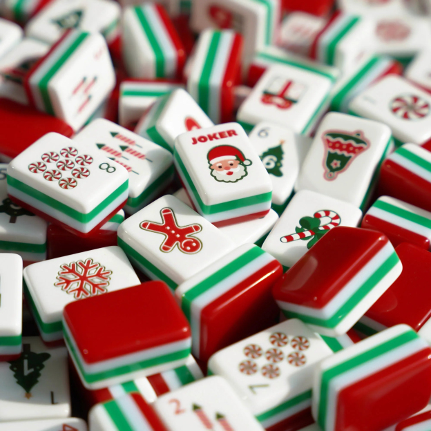 Christmas Mahjong Tiles