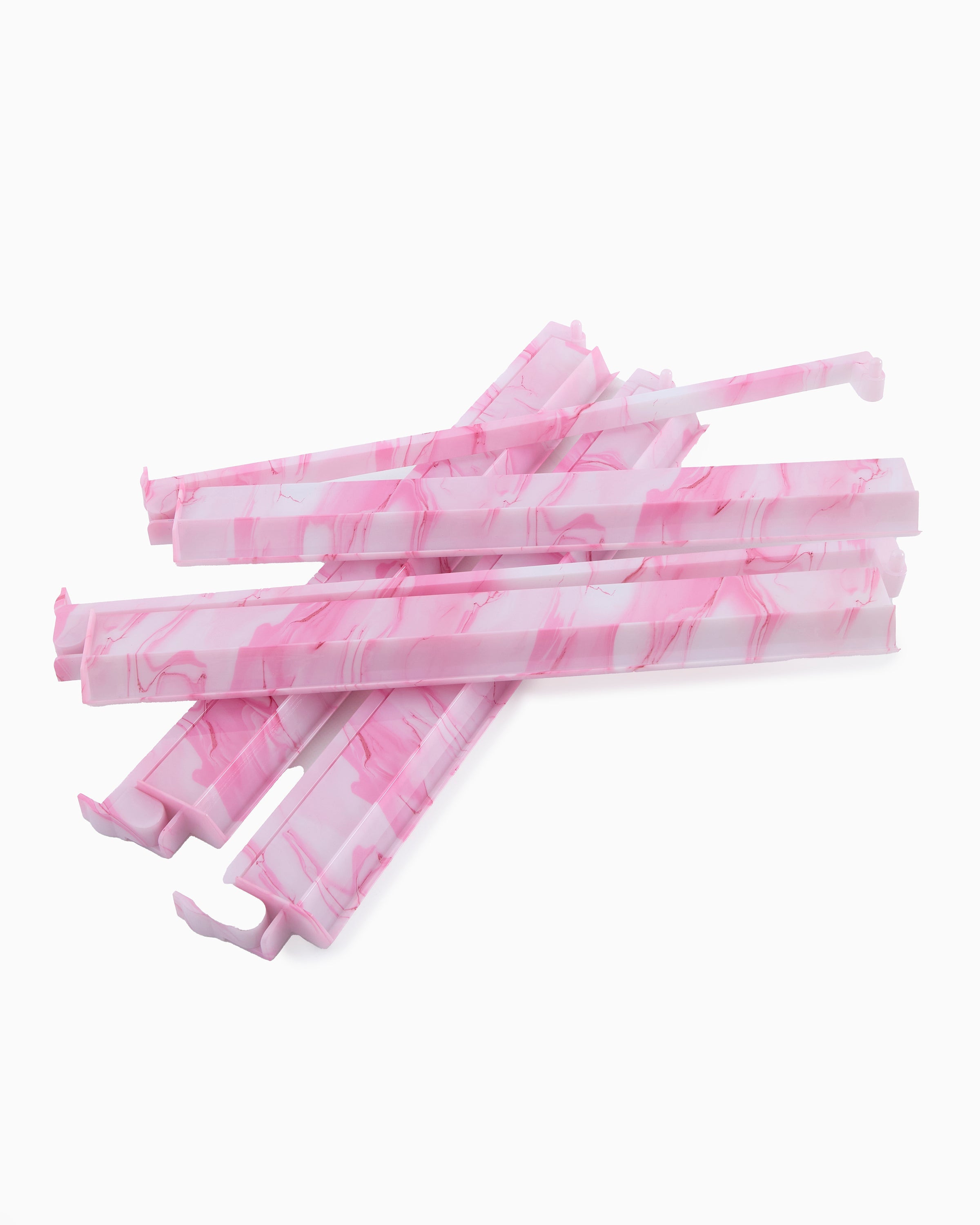 Blush Pink Marble Mahjong Rack & Pusher Set
