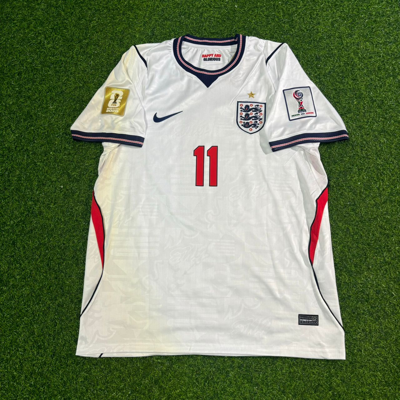 Jude Victor William Bellingham 2026 England Home Soccer Jersey