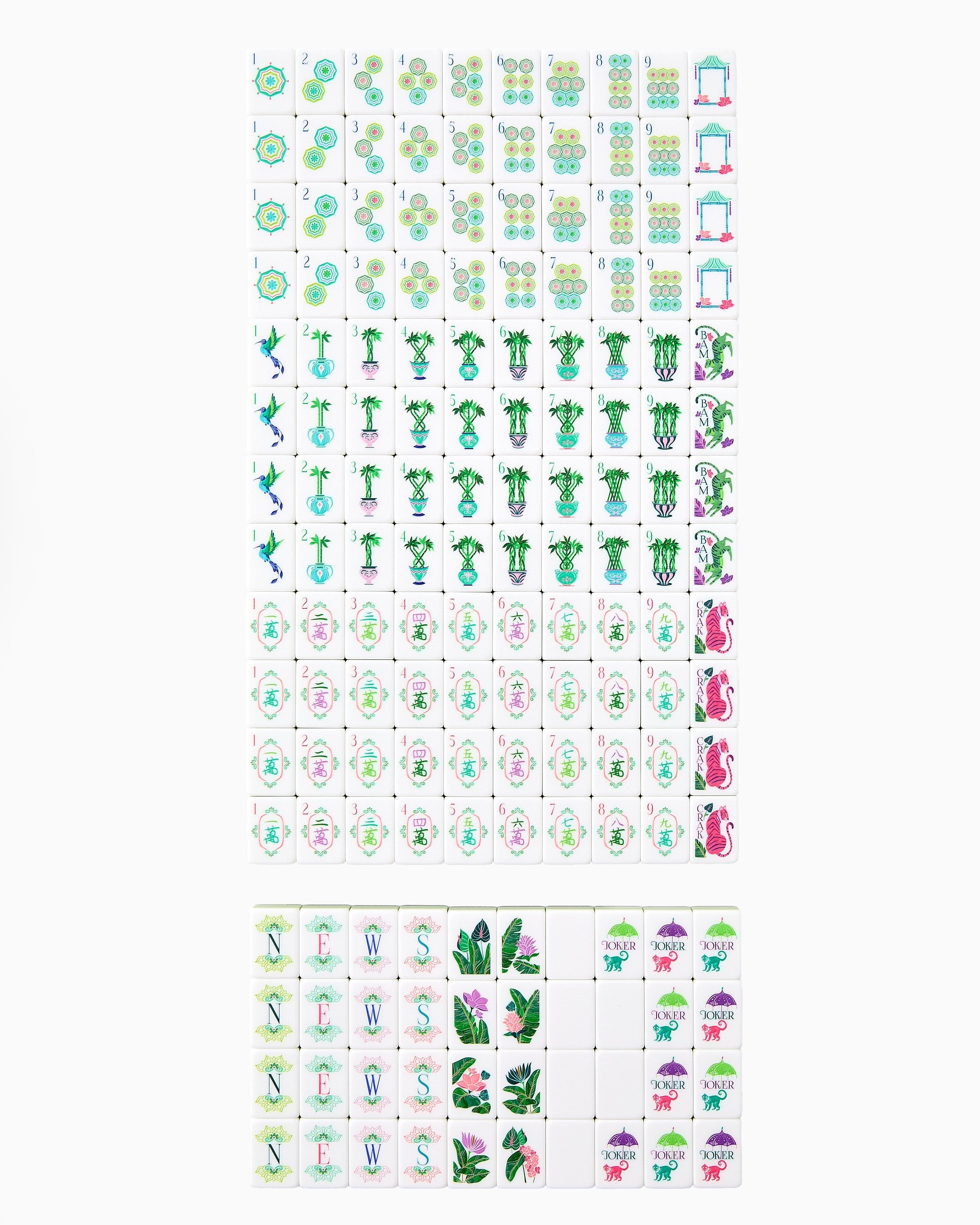 Palm Royale Mahjong Tiles