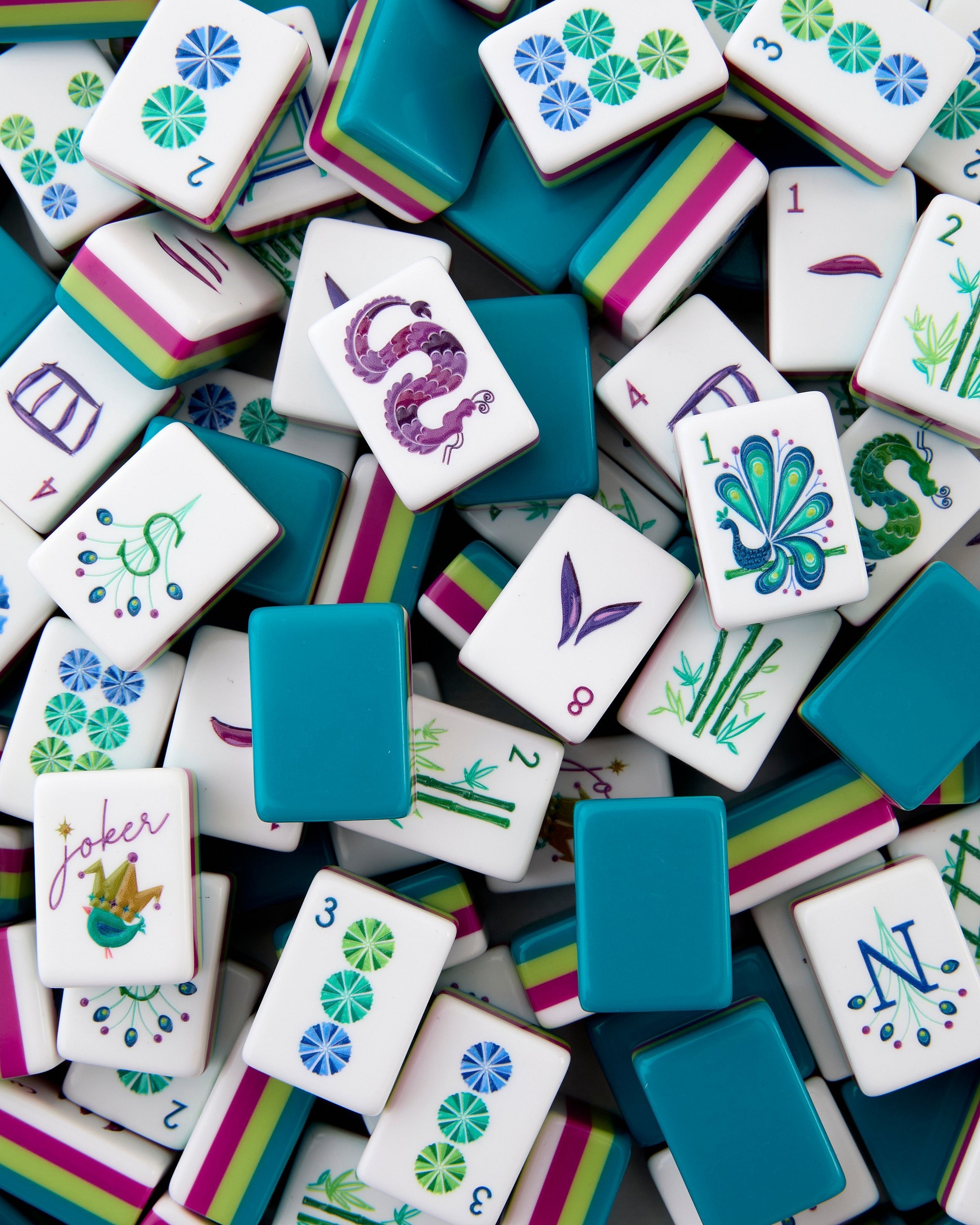 Lagoon Mahjong Tiles