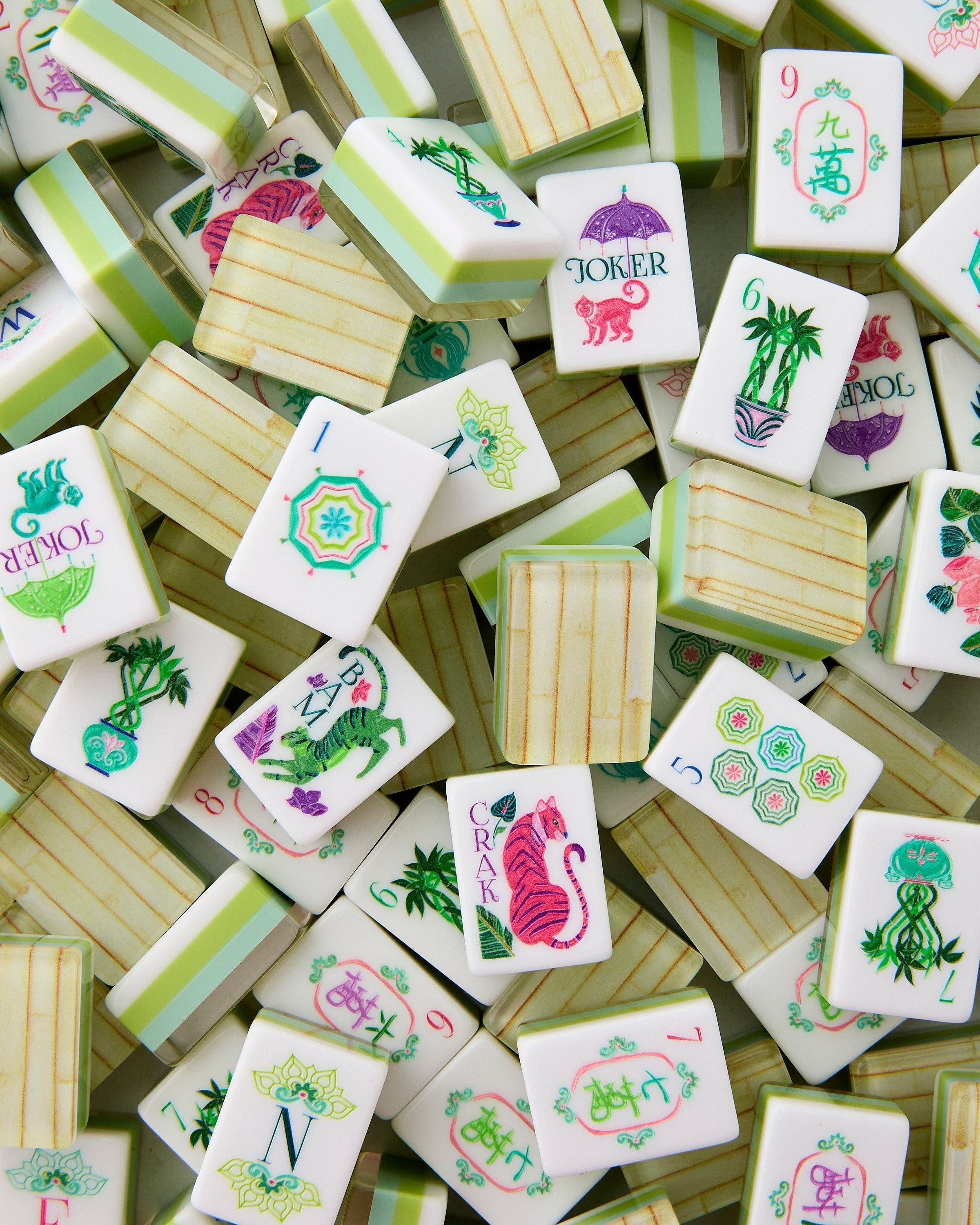 Palm Royale Mahjong Tiles