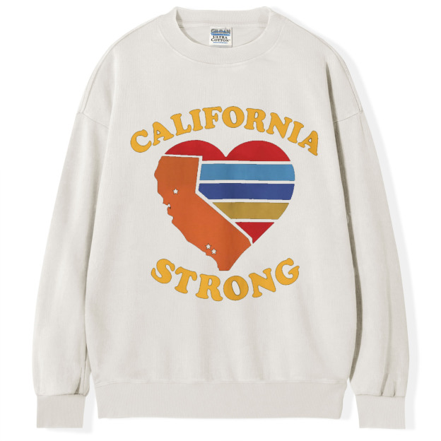 California Strong Heart Map T-Shirt/Sweatshirt