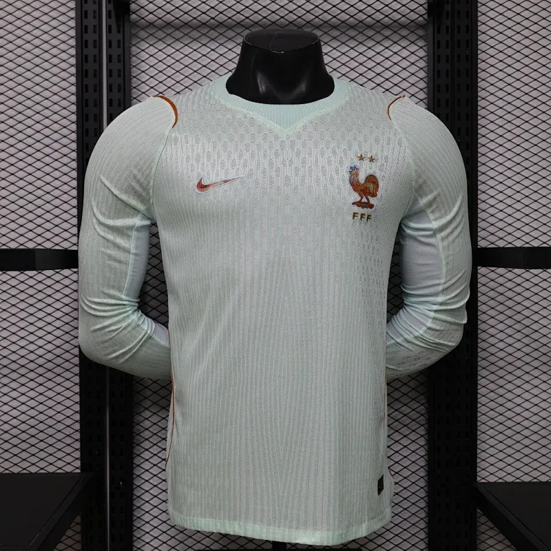 2026 Long Sleeve Player Version France National Team Away Soccer Jersey