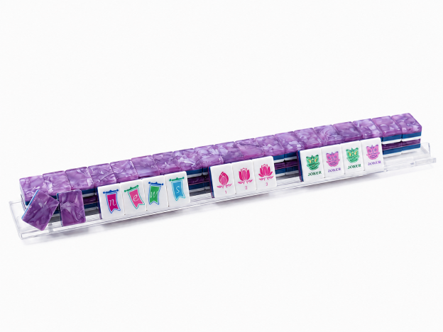Lavender Dream Mahjong Tiles