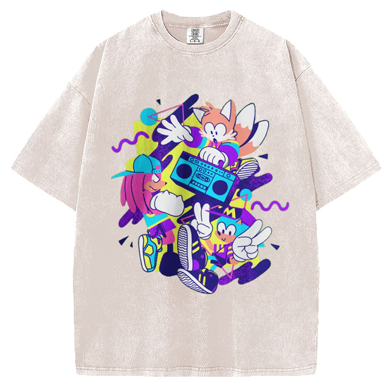 Sonic Tails Knuckles Sega Game T-shirt/Sweatshirt