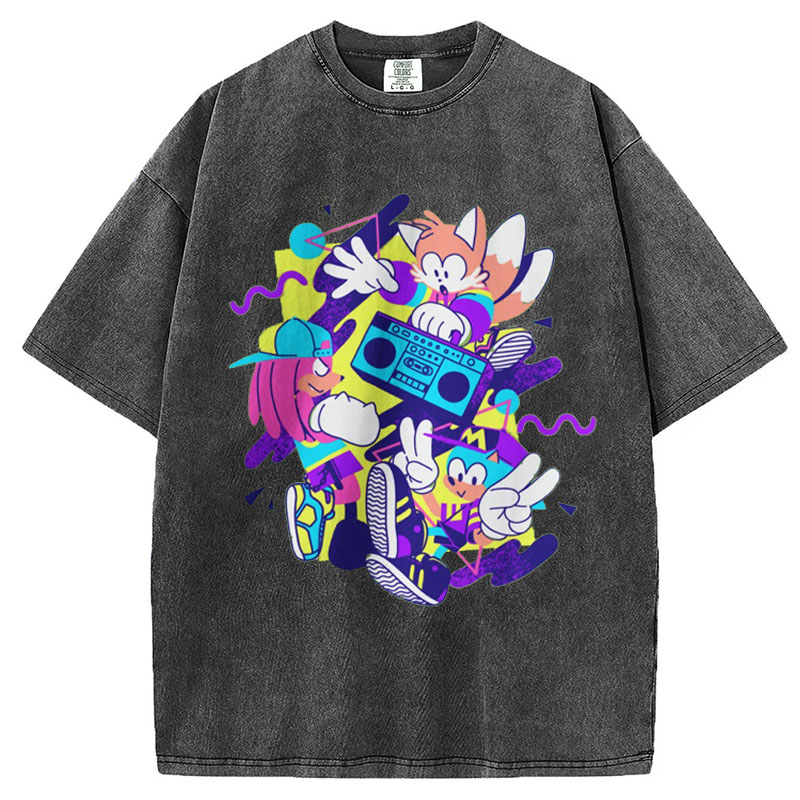 Sonic Tails Knuckles Sega Game T-shirt/Sweatshirt