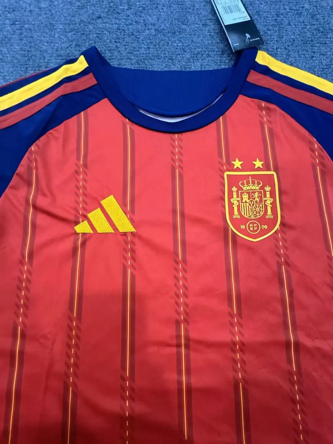 2026 Spain National Team Two-Star Home Soccer Jersey