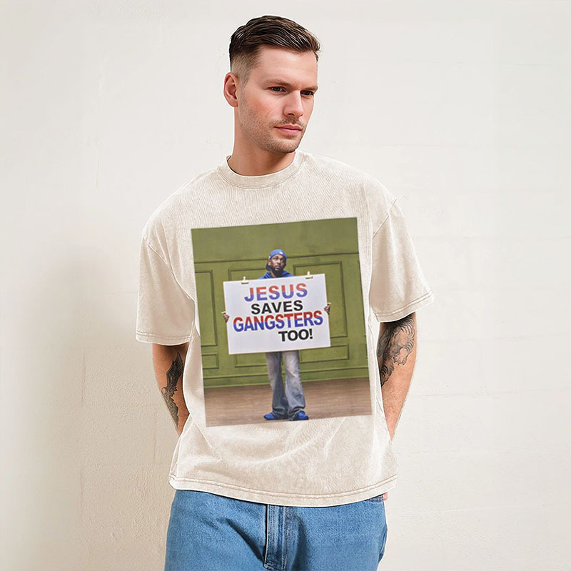 Kendrick Lamar Jesus Saves Gangsters too T-Shirt,Hip Hop Sweatshirt, Music Fan Gift