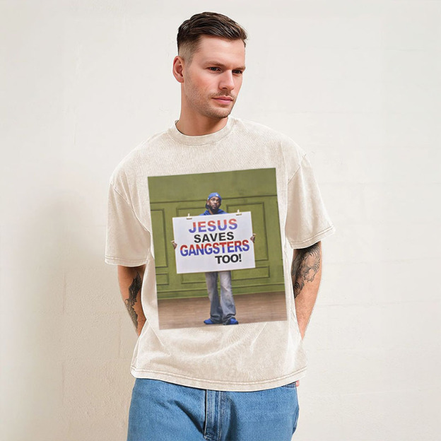 Kendrick Lamar Jesus Saves Gangsters too T-Shirt,Hip Hop Sweatshirt, Music Fan Gift