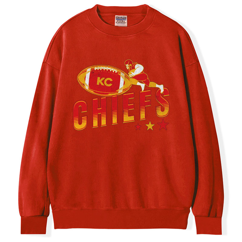 Vintage KC Chiefs Shirt, Kansas City Football Sweatshirt