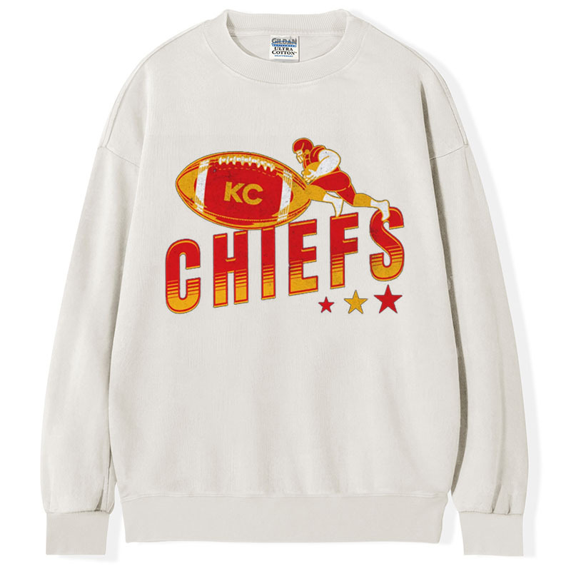 Vintage KC Chiefs Shirt, Kansas City Football Sweatshirt