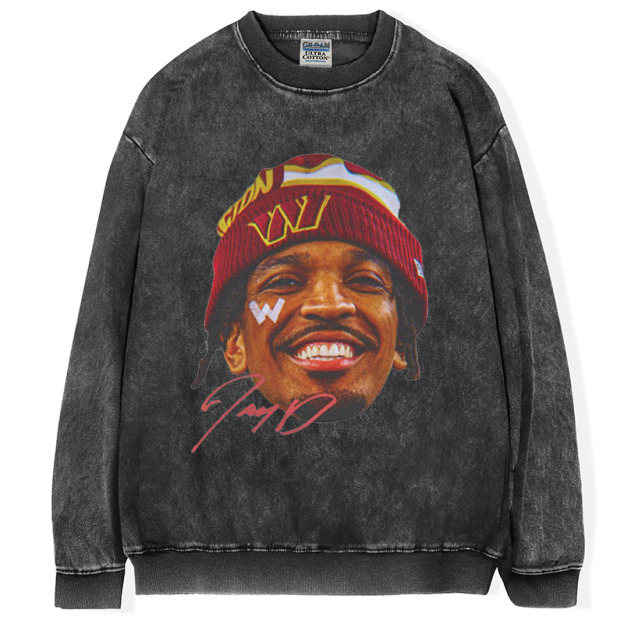 Jayden Daniels Face Signature T-Shirt/Sweatshirt