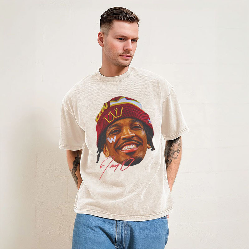 Jayden Daniels Face Signature T-Shirt/Sweatshirt