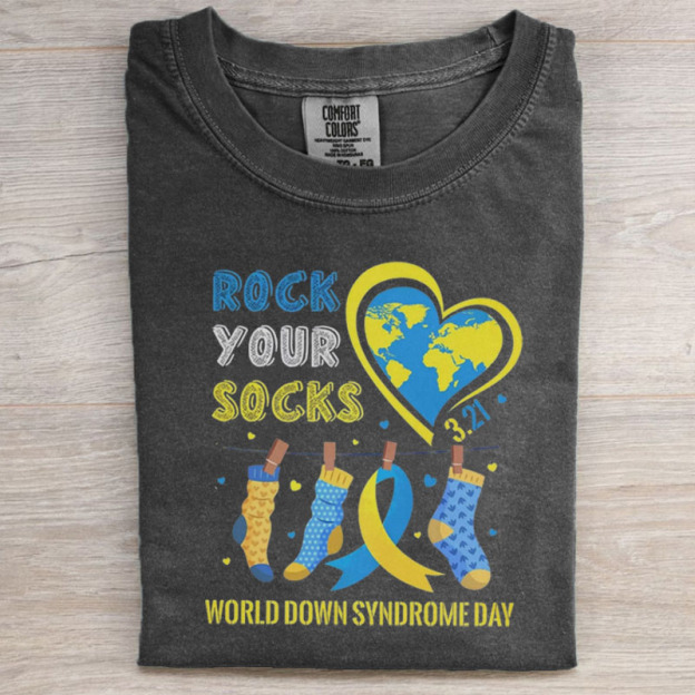 Rock Your Socks World Down Syndrome Day T-Shirt/Sweatshirt
