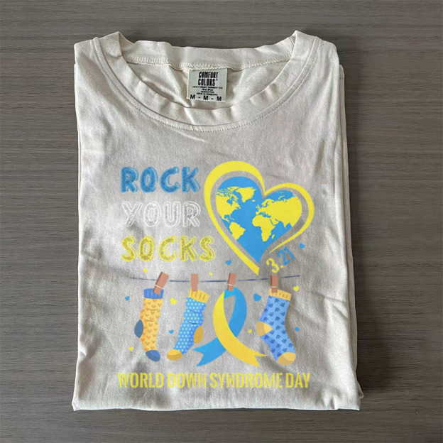 Rock Your Socks World Down Syndrome Day T-Shirt/Sweatshirt