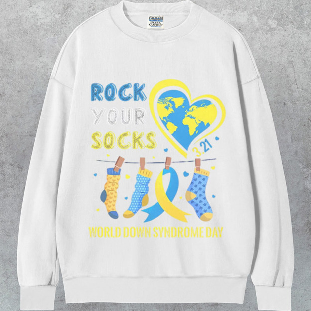 Rock Your Socks World Down Syndrome Day T-Shirt/Sweatshirt