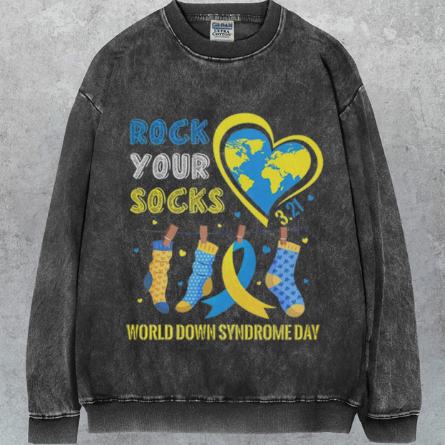 Rock Your Socks World Down Syndrome Day T-Shirt/Sweatshirt
