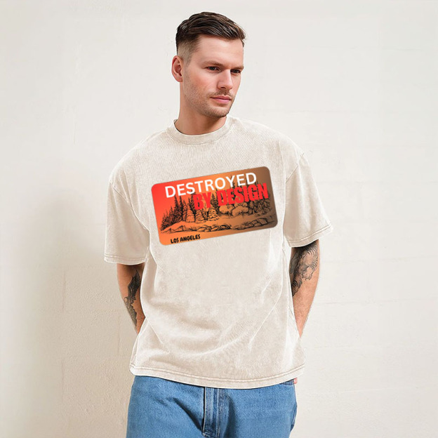 DESTROYED BY DESIGN los angeles 2025 stay strong los angeles abouat fire T-Shirt/Sweatshirt